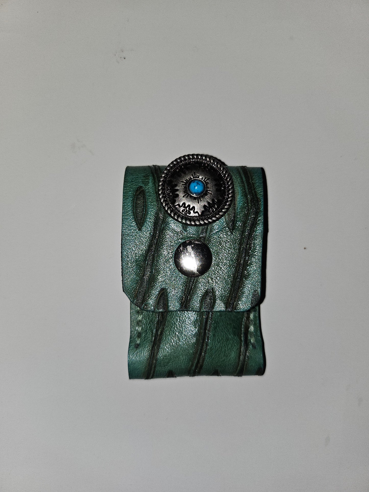 Turquoise Zippo Pouch