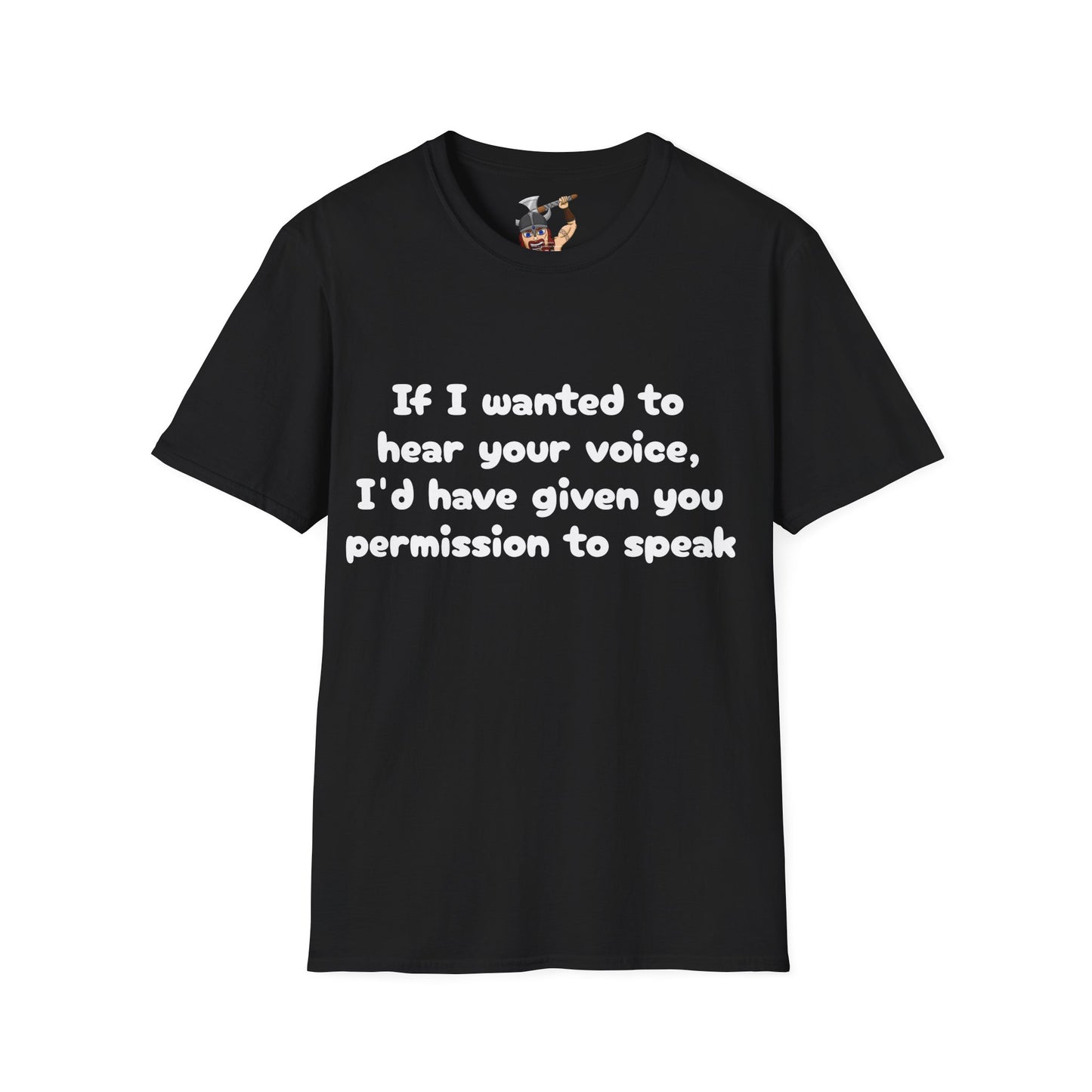I don't want to hear you