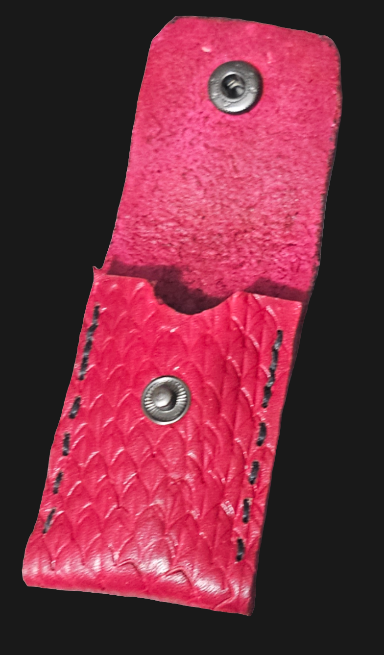 Red Dragon Skin Zippo Pouch
