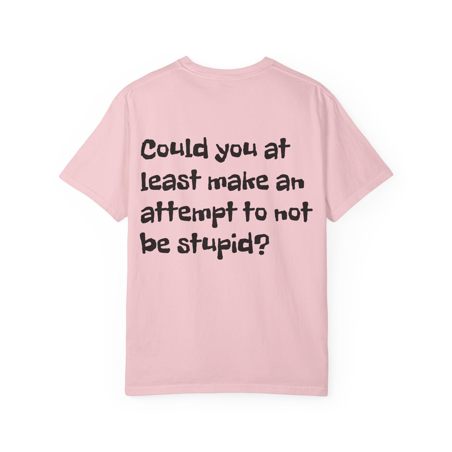 "Have You Ever Tried Not Being Stupid?" Sarcastic Graphic Tee