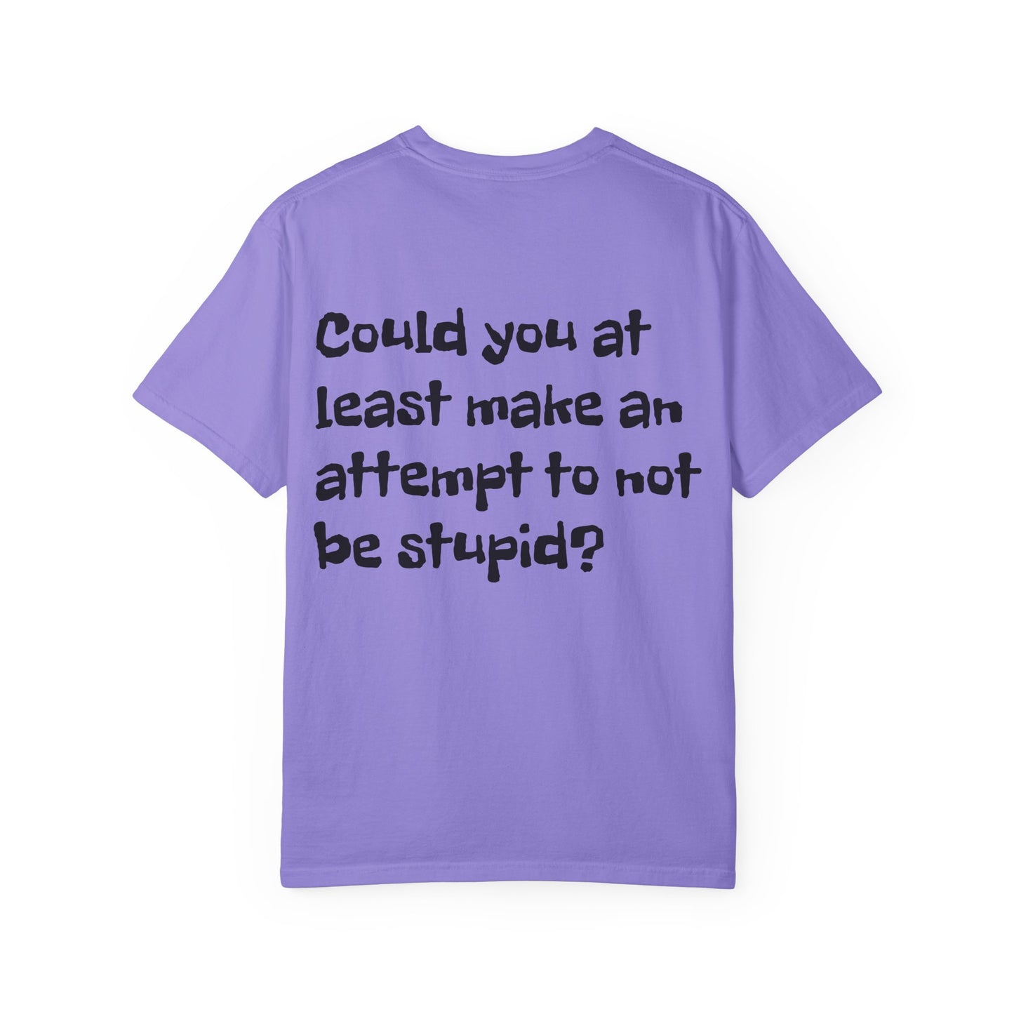"Have You Ever Tried Not Being Stupid?" Sarcastic Graphic Tee