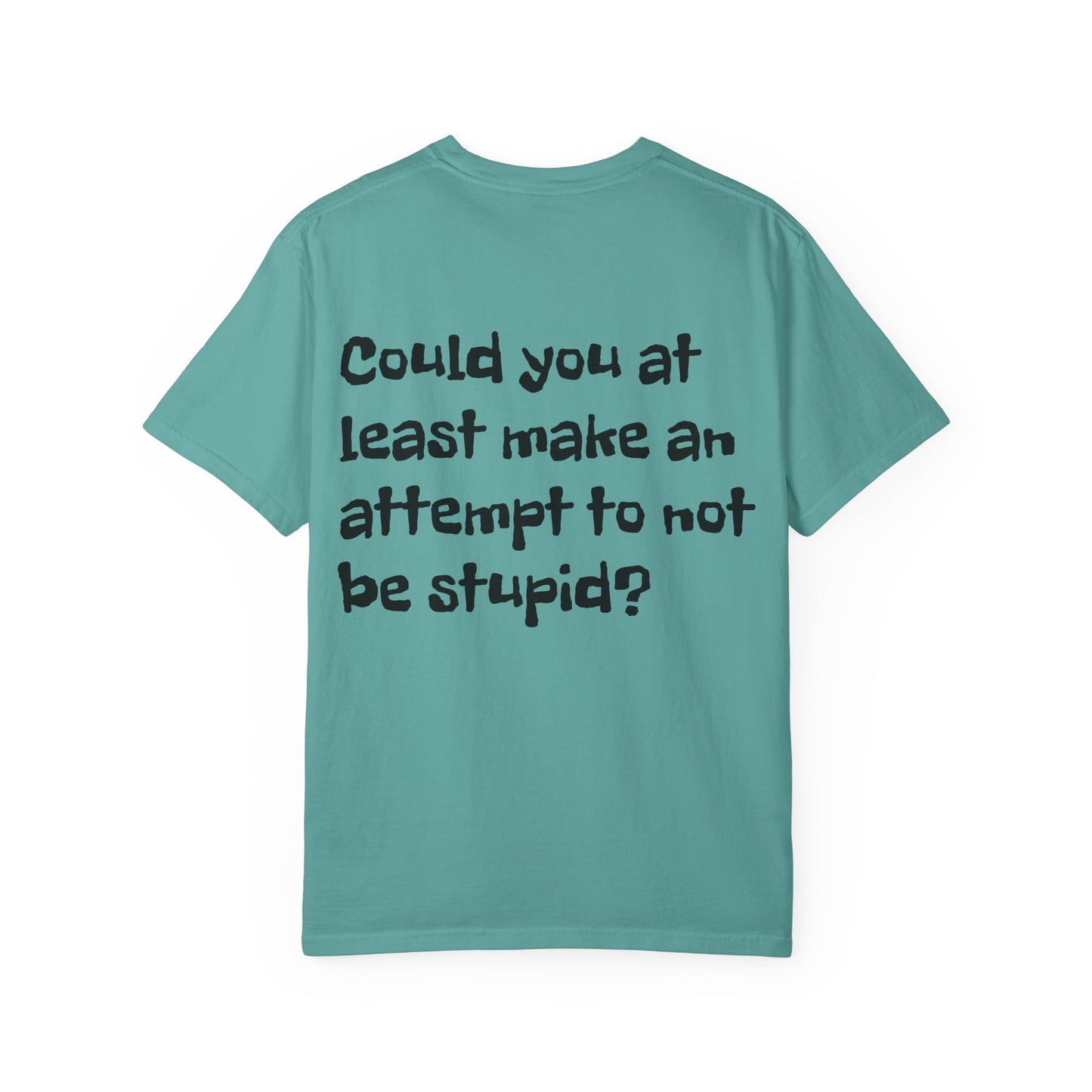 "Have You Ever Tried Not Being Stupid?" Sarcastic Graphic Tee