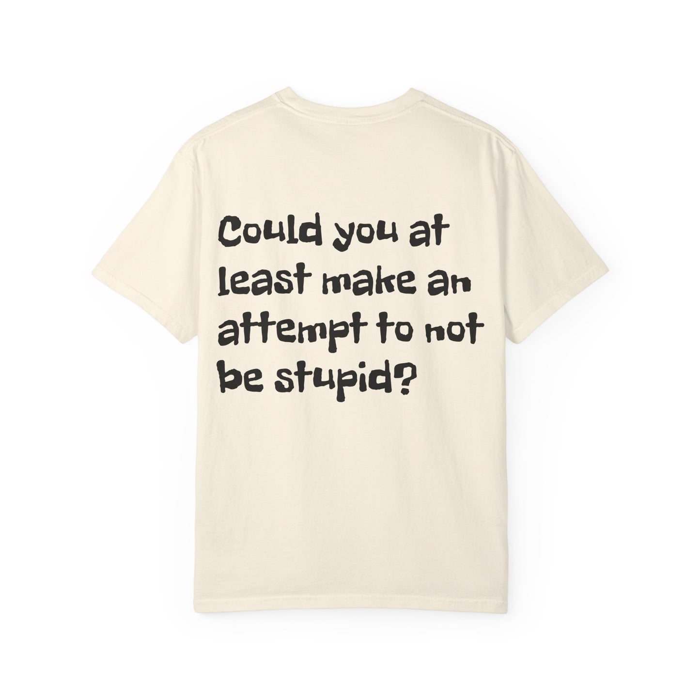 "Have You Ever Tried Not Being Stupid?" Sarcastic Graphic Tee
