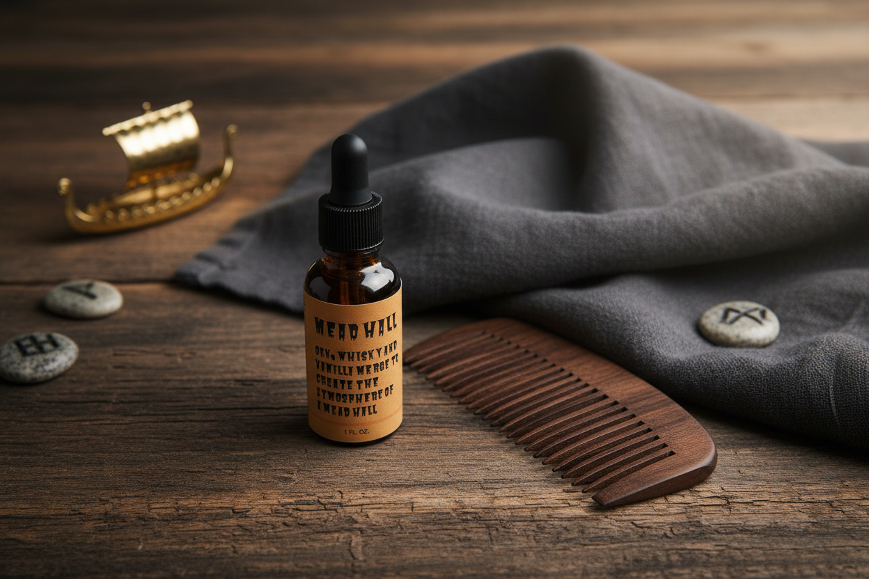 Mead Hall beard oil lifestyle image